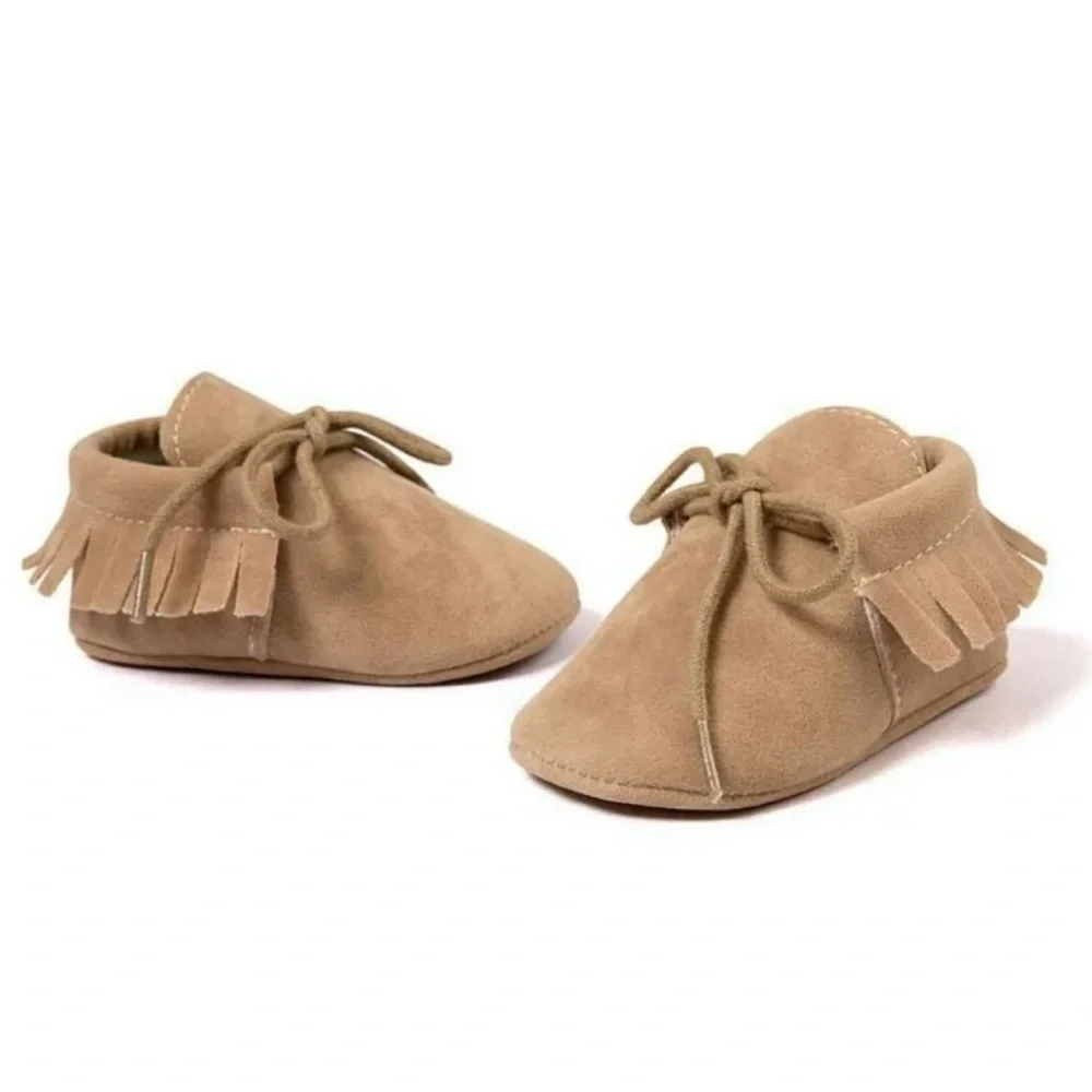 🚨BOGO FREE New Infant Baby Soft Sole Moccasins with Tassels